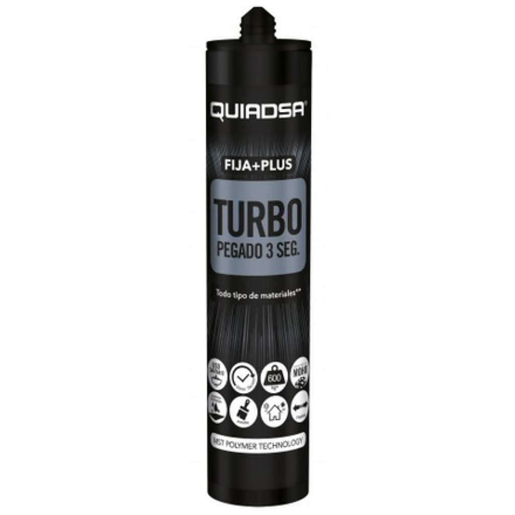 QUIADSA FIJAPLUS TURBO POLIMERO 290ML GRIS REF. 52503447