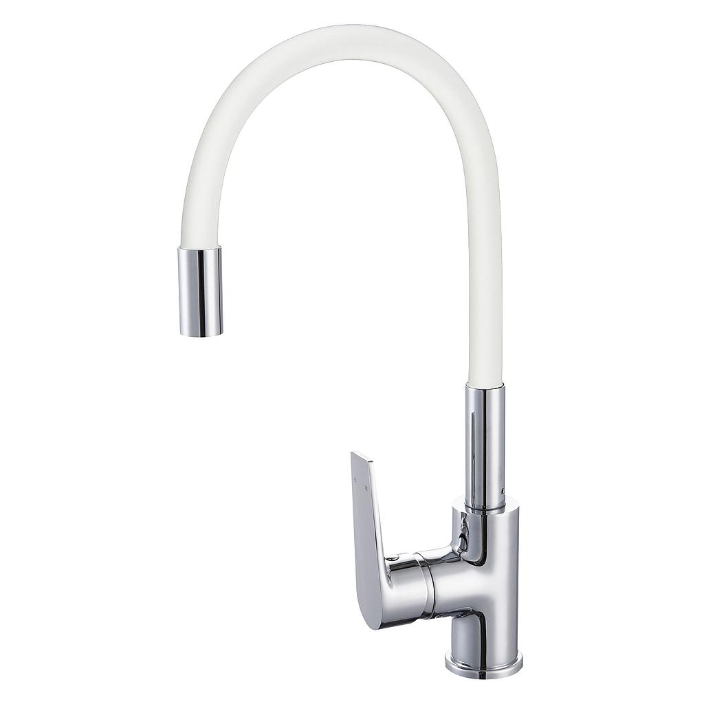 MONOMANDO COCINA ARTIC CAÑO FLEXIBLE SERIE WHITE REF. 48009