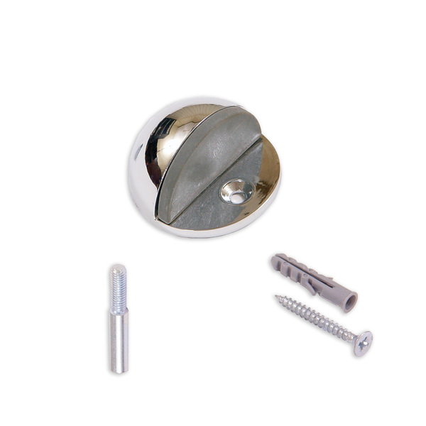 BRINOX TOPE PUERTA CROMADO CON PIVOTE Y TORNILLO REF. B90200J