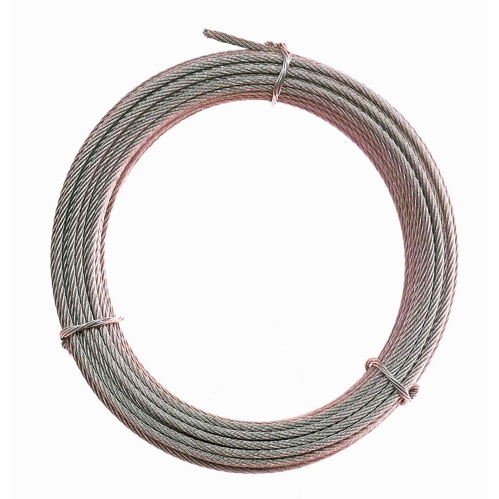 CABLE ACERO GALVANIZADO 7X7+0 1MM 100MTS