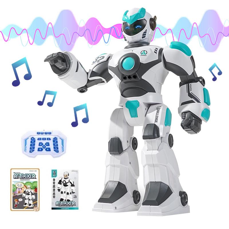 🔴 ROBOT ATTACKER INTELIGENTE BLANCO  (IDIOMA INGLES) REF. 62555