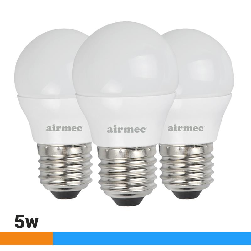 🔴AIRMEC BOMBILLAS LED PACK 3 5W G45 E27 LUZ FRIA AM130073
