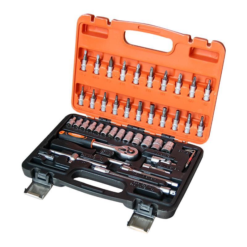🔴AIRMEC JUEGO DE VASOS 1/4&quot; CV 46 PIEZAS AM130176