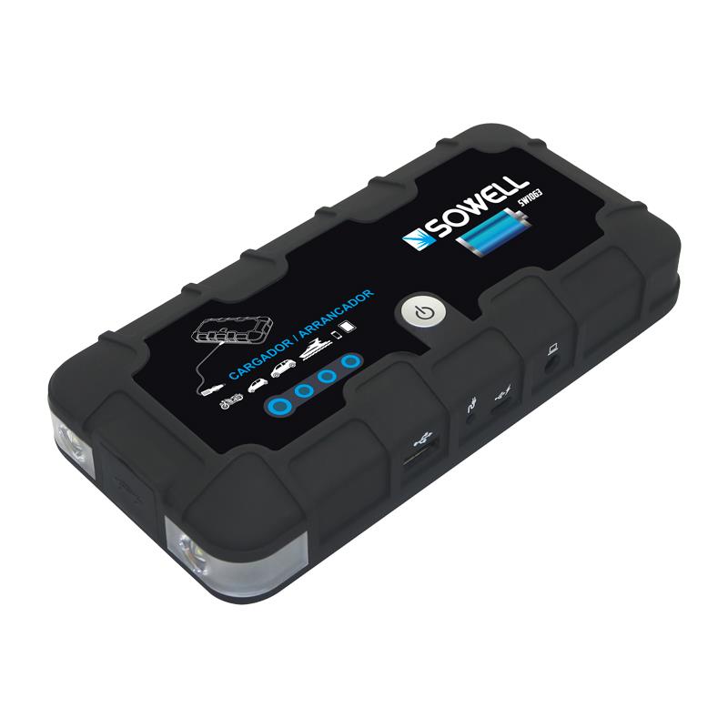 🔴SOWELL ARRANCADOR BATERIA 12.000 MAH 3 EN 1 SW1063