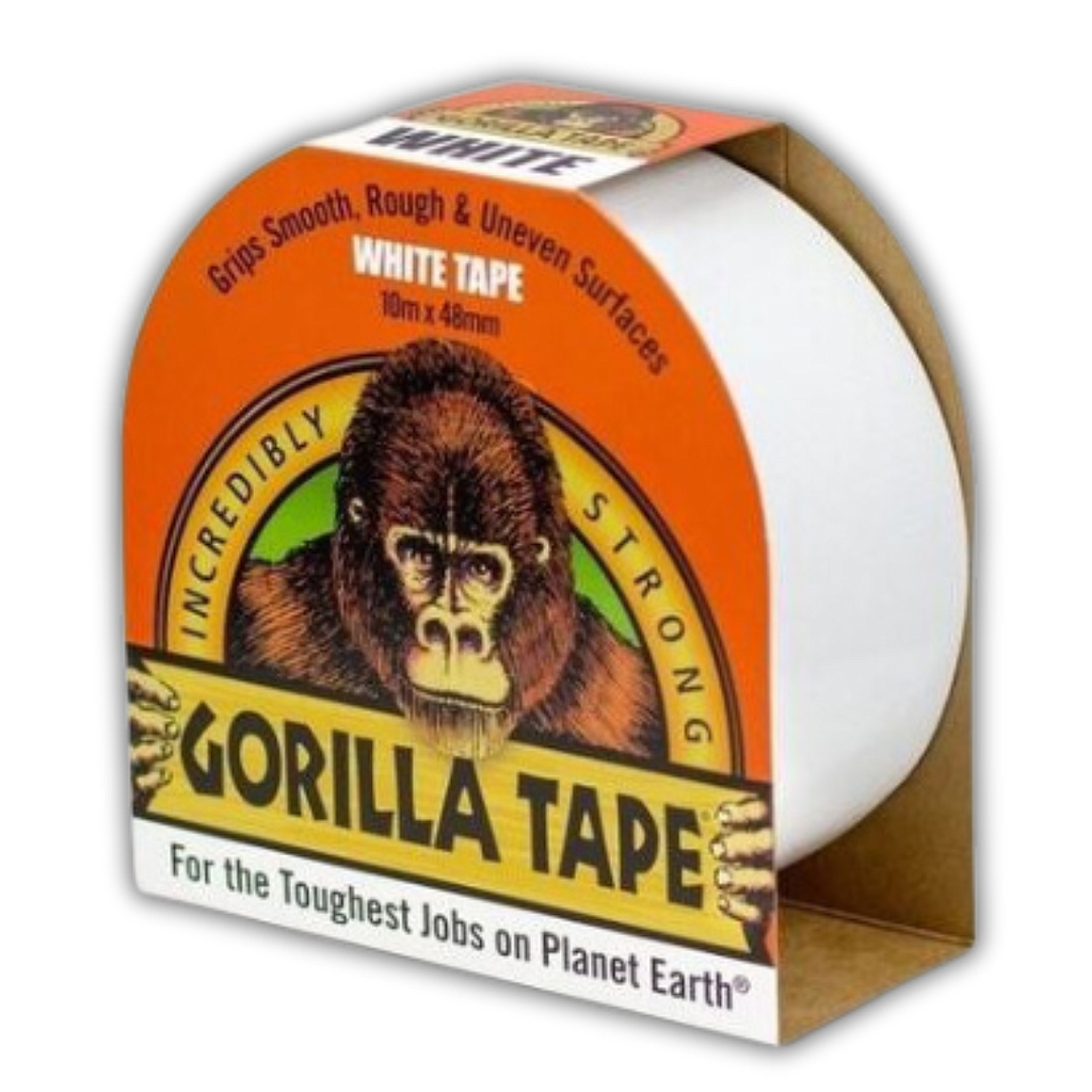 GORILLA CINTA AMERICANA BLANCA (10mts. x 48 mm) REF.  3034605