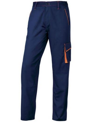 🔴DELTAPLUS PANTALON PANOSTYLE TALLA L AZUL/NARAN REF. M6PANBMGT