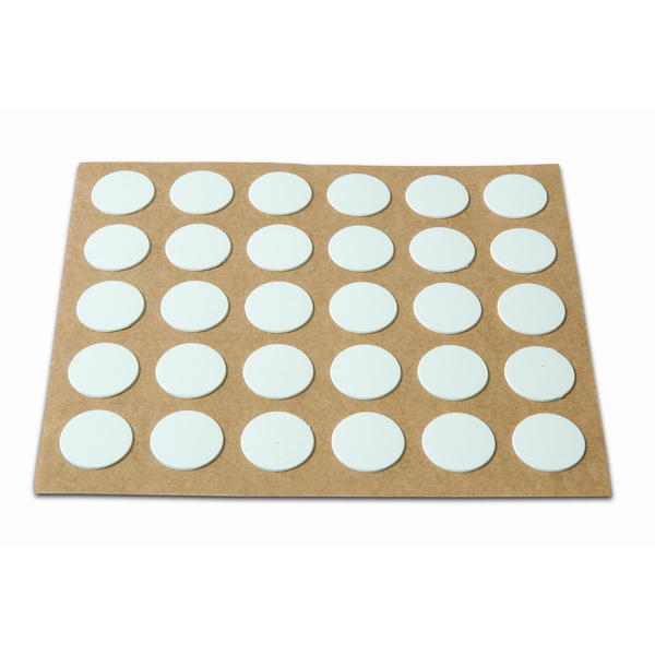 BRINOX CUBRE TORNILLOS ADHESIVO BLANCO 13MM - 30 DISCOS REF. B77900B