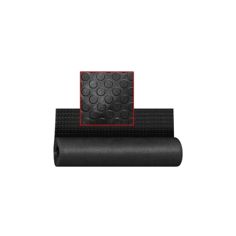 MT ALFOMBRA GOMA NEGRA CON DADOS 3MM 1,5x10mts REF. 571313