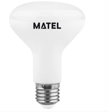 MATEL BOMBILLA LED REFLECTORA R-63 E27 8W LUZ FRIA  LED 8W E27 FRIA 800LUMENS REF. 21937