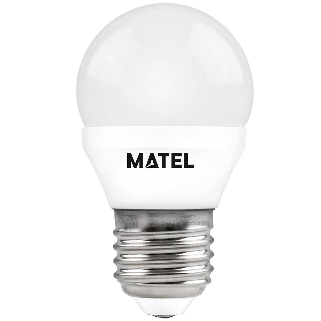 MATEL LAMPARA ESFERICA LED 7W E-27 FRIA REF. 23197