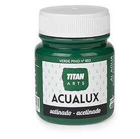 🔴TITAN-ACUALUX SATINADO VERDE PINO 75ml 853 REF. 5809301