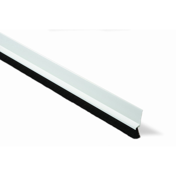 BRINOX PUERTA ADHESIVO  C/ 13MM PELO PLASTICO BLANCO 1MT REF. B80210B