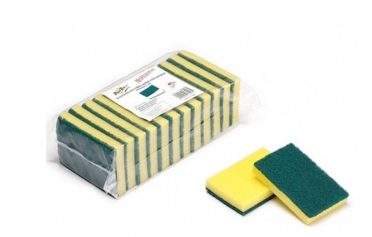 UD. ESTROPAJO C/ESPONJA FIBRA VERDE 12UDS REF. 645017 8413456034161