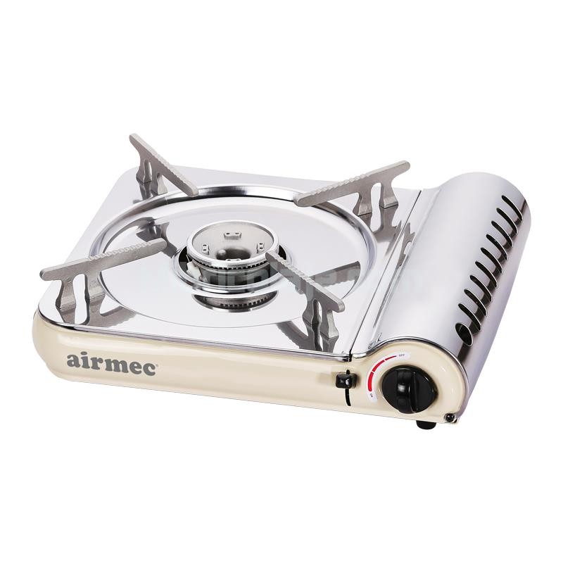 🔴AIRMEC COCINA GAS PORTATIL INOX BOMBONA AM130798